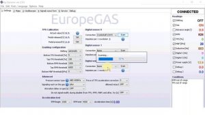 Installation and calibration of Europegas EG DYNAMIC ignition angle variator.