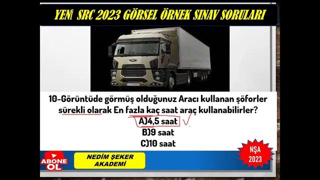 #SRC GÖRSEL (UYGULAMA) 2023 SORU VE CEVAPLARI #67 смотреть онлайн
