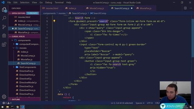 ✅29 Componente Búsqueda de Películas ?Curso Vue JS 2019 | curso vue.js GRATIS смотреть онлайн