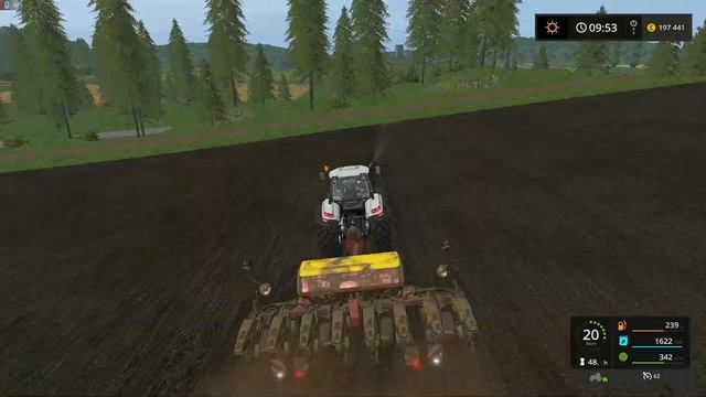 Farming Simulator 17 ➣ Прохождение • Sosnovka. Часть 401. Посевная • Посев Подсолнуха на своём поле смотреть онлайн