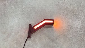 Фонарь боковой габаритный рог светодиодный неоновый с бегающим указателем поворота ФГ-50