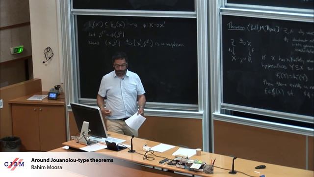 Rahim Moosa: Around Jouanolou-type Theorems