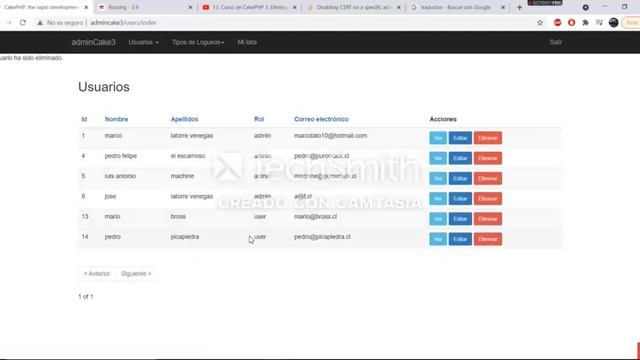 Error CSRF token mismatch | CAKEPHP3 смотреть онлайн