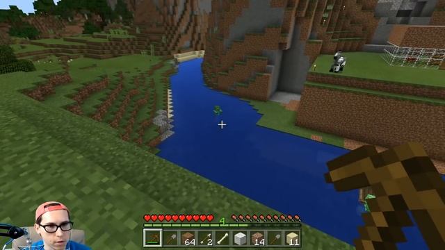 Прохождение Minecraft Windows 10 Edition - ПОЯВИЛИСЬ ЗОМБИ, ПАУКИ, ЛУЧНИКИ, А Я В ДОМИКЕ ^_^