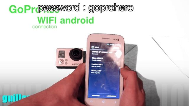 GoPro Hero3 WiFi Connectivity With Android -GoPro App-
