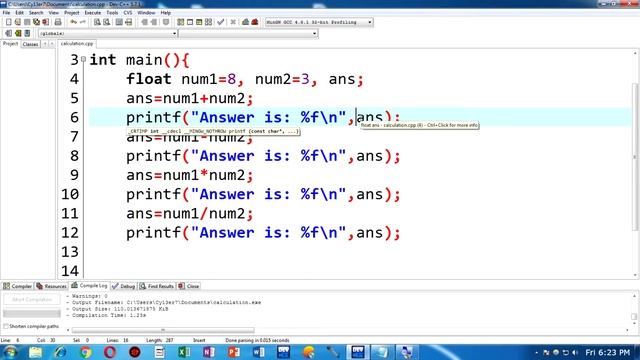 5. Basic Mathematics in C Programming | MOD, DIV, MULT, Subtraction and Addition смотреть онлайн