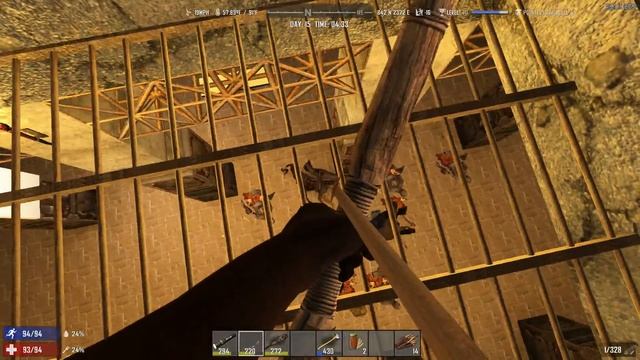 Alpha 15 7 Days To Die Let's play Episode 10: horde night test! modded смотреть онлайн