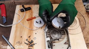 Монтажный инструмент.Как поставить пружину стартера?Легко!)