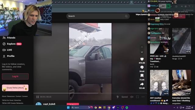 XQC REACTS TO NEW AND FUNNY TIKTOKS смотреть онлайн