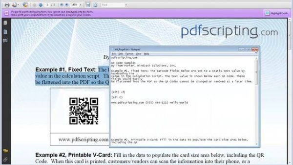 Text Extraction and QR Code scanner from PDF with Python