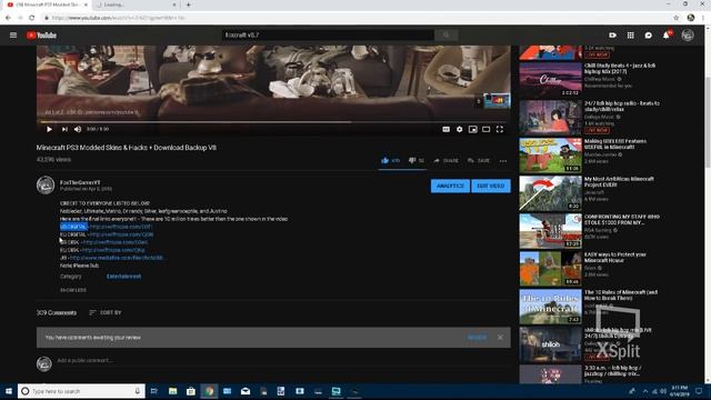 Minecraft PS3 Custom Skins. (Tutorial and showcase of some) смотреть онлайн