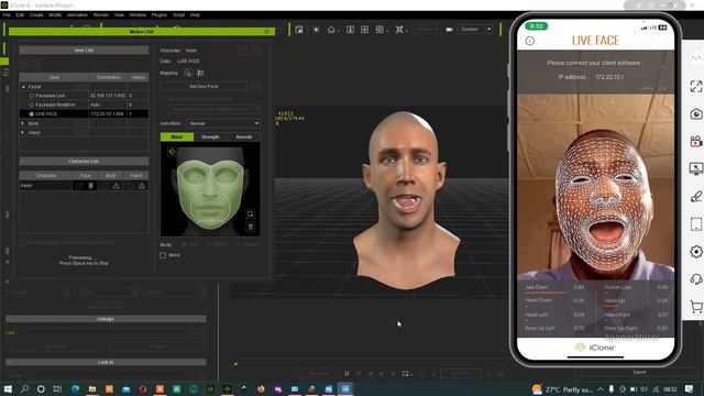 Iclone Live Face Testing смотреть онлайн