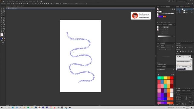 Design a Poster in 9 Mins | Adobe Illustrator + Photoshop Tutorial смотреть онлайн