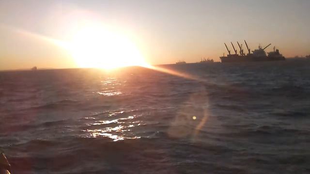 Черное море.Краснодарский край.Восход солнца. смотреть онлайн
