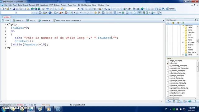 How to use do while loop in PHP programming. смотреть онлайн