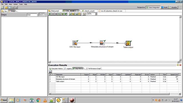 Check number of fields in csv file using Pentaho смотреть онлайн
