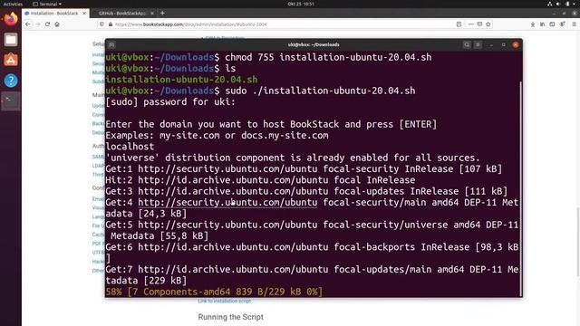 NX20201025 [GAGAL] Install BookStack di Ubuntu 20.04 смотреть онлайн
