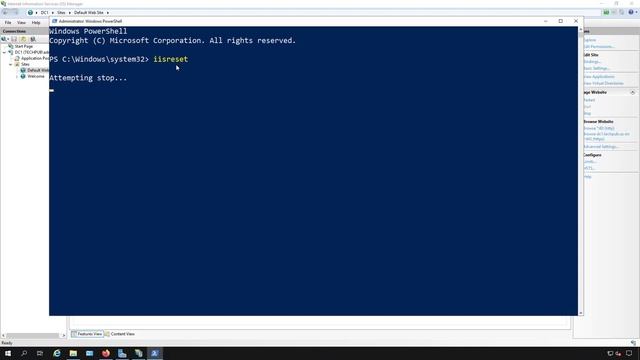 How to restart an IIS website and services on Windows Server 2019 смотреть онлайн