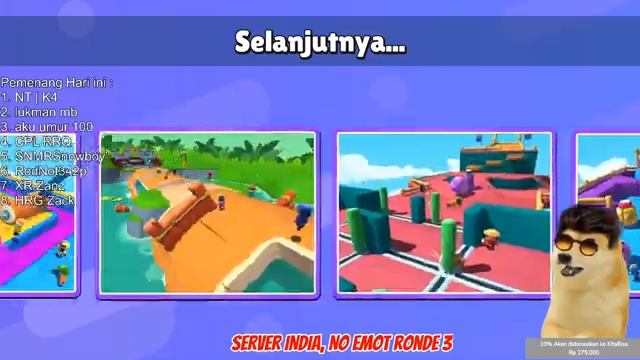 LIBURAN KE MAP STUMBLE | MABAR STUMBLE GUYS - Stumble Guys Live Streaming Indonesia смотреть онлайн