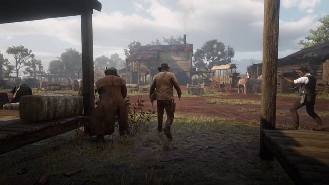 Red Dead Redemption 2 - Ride With Gang Mod смотреть онлайн
