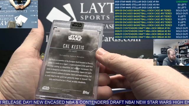 2020 Topps Star Wars Stellar Signatures Case Break #1 смотреть онлайн