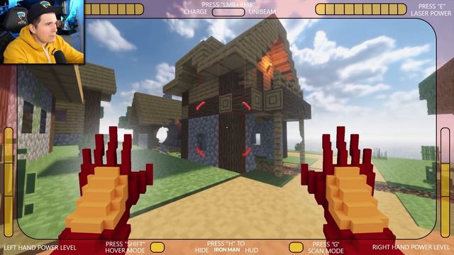 Iron Man ZERSTÖRT ein Minecraft Dorf! | Teardown смотреть онлайн