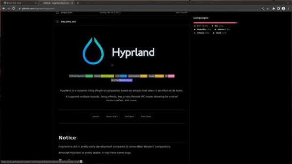 Void Linux + Hyperland #wayland #voidlinux
