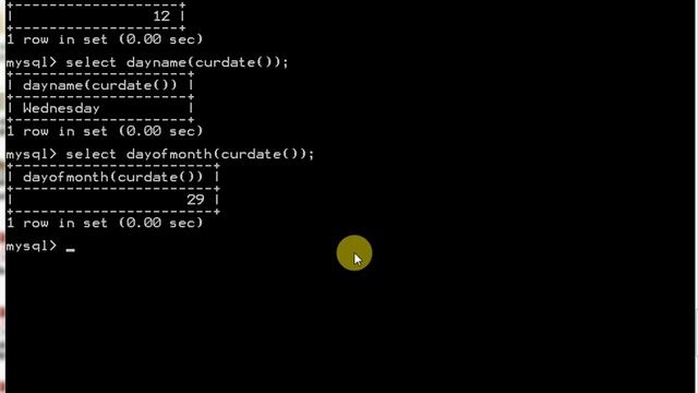 MySQL 5- Date Time function смотреть онлайн