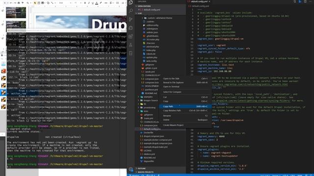 DrupalVM虚拟机｜网站开发进阶，搭建本地服务器（第三集）| Win10 使用开源 VirtualBox,Vagrant,DrupalVM(D8)安装配置虚拟机和WEB服务器 смотреть онлайн
