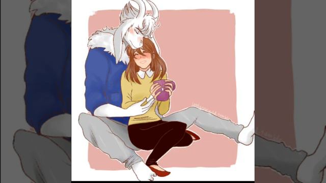 Undertale Фриск + Азриель 