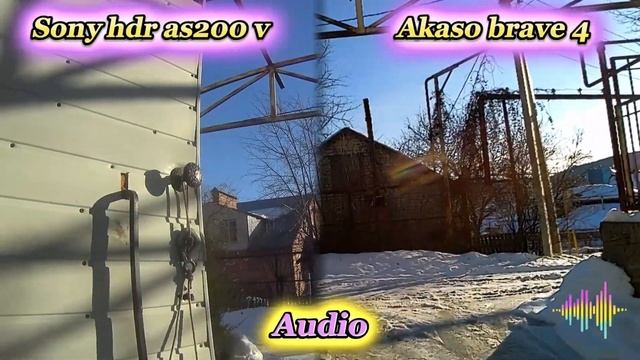 Сравнение камер. SONY & AKASO. смотреть онлайн