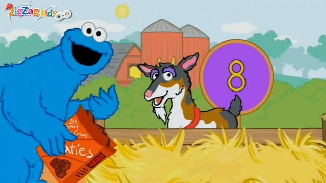 Sesame Street | Cookie's Counting Carnival | Bunny Learn Patterns Episode 5 | ZigZag Kids HD смотреть онлайн
