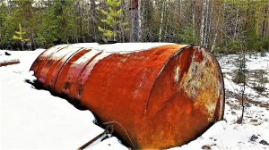 ВСЁ БРОШЕНО! “Посёлок” | СПЕЦ Переселения! | АЗС В ТАЙГЕ |  БОЧКИ, ЦИСТЕРНЫ | НАШЁЛ ГАРАЖ. СТАНЦИЮ!