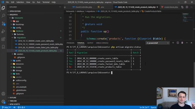 Curso Laravel - Introdução a migrations do Laravel - #11 смотреть онлайн