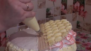Торт « Корзина с крышкой»