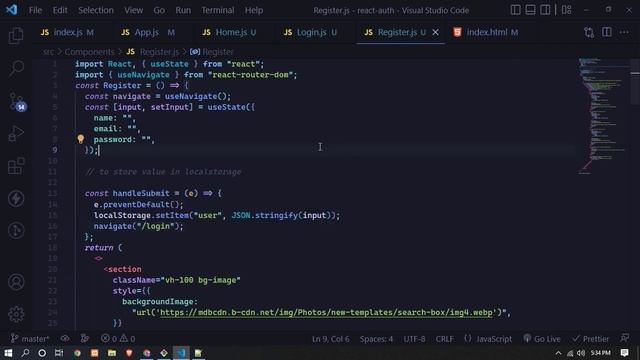 Login & Register in React JS with Local Storage for Beginners (in 37 Minutes Only) | @CodeWithViju смотреть онлайн