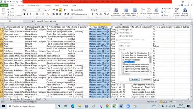 Representar Gráficos De Un Formulario De Google En Excel De Preguntas De Selección Múltiple | Filtr