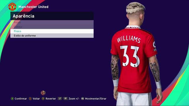 Brandon Williams Vol: 2 + Tattoo 100% convertido do FIFA 23 Compatível com todos Patchs - Pes2021 смотреть онлайн