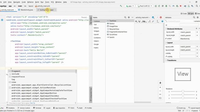 How to display gif (animated/ moving images) in layout of your Android app? смотреть онлайн