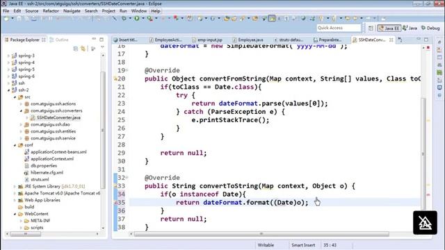 9 尚硅谷 佟刚 SSH 整合案例 员工录入 смотреть онлайн