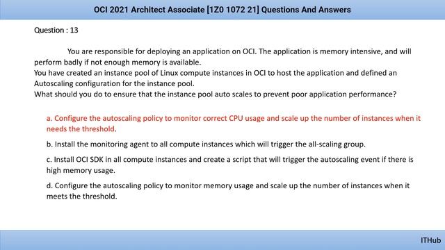 Oracle Cloud Infrastructure 2021 Architect Associate [1Z0 1072 21] NEW Questions with Answer PART-2 смотреть онлайн