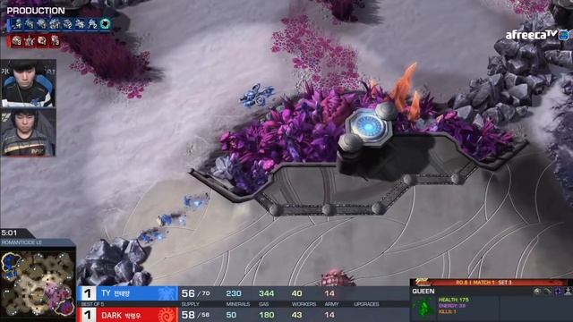 ЗЕРГОВСКАЯ ФЕЕРИЯ: GSL Super Tournament 2 | Ro8: Rogue vs Maru, TY vs Dark - Корейский StarCraft II смотреть онлайн