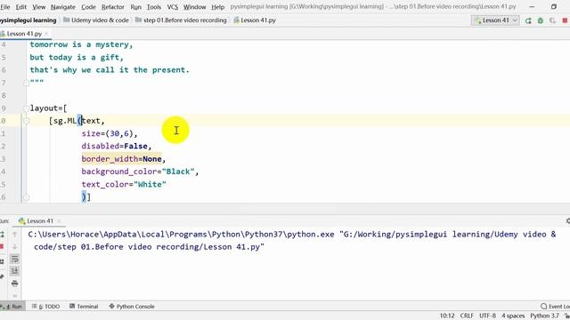 Python GUI with PySimpleGUI - easy learn 41 смотреть онлайн