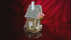 Домик из соленого теста "Кофейный домик"