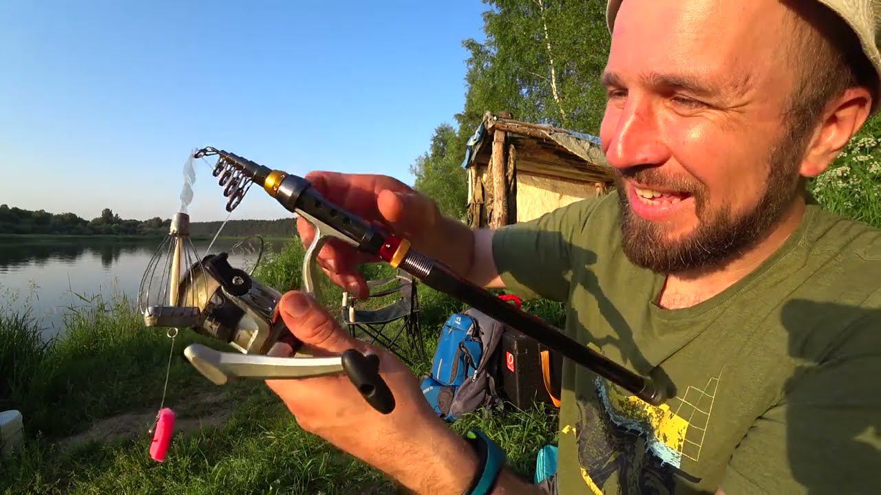 Рыбалка С Ночёвкой на Диком Берегу. Рыбалка на Донки. смотреть онлайн