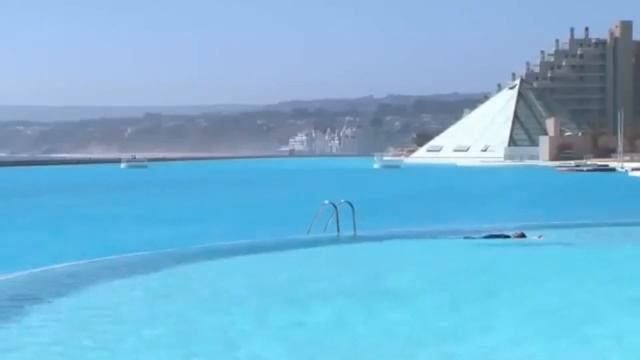 San Alfonso del Mar(Чили).Самый большой бассейн в мире! смотреть онлайн