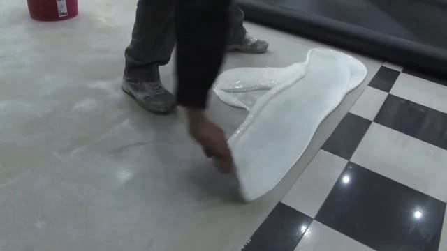 Плетеный виниловый пол Hoffmann укладка рулонов смотреть онлайн