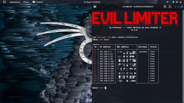 Evillimiter Installation and usage in Kali Linux 2022 смотреть онлайн