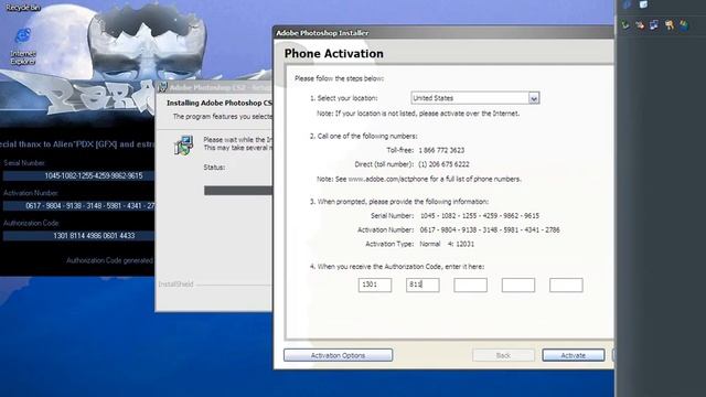 Installing Adobe Photoshop CS2 in Windows Longhorn смотреть онлайн