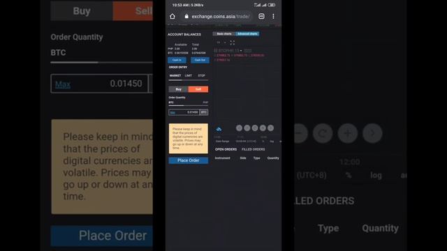 Trade btc to php in market price value | coins.ph | coinspro смотреть онлайн